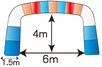 エアーアーチ6m販売レンタル