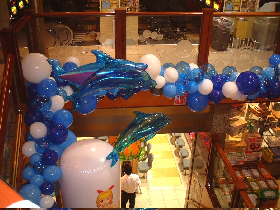 風船装飾施工例