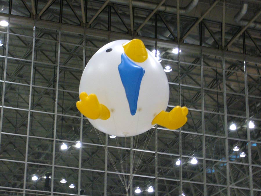 展示会ブースバルーン装飾施工例