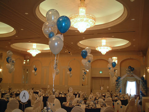 ウェデイング風船装飾｜現場施工例
