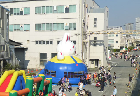 ふわふわ・エアートランポリン｜レンタル｜現場施工例