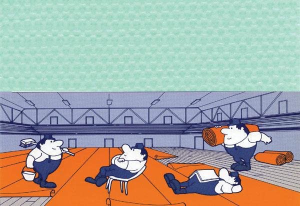 フロアーターポリン