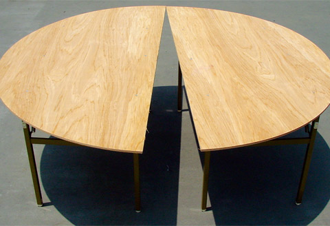 ベニヤ丸テーブル