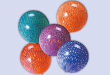 メタリック風船まんが