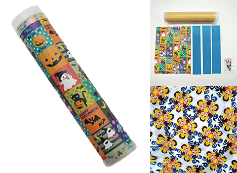 ハロウィン万華鏡作り