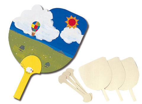 再生紙うちわ作り/手作りキット