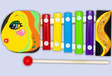 お絵かき鉄琴作り