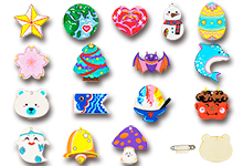 木製バッジ作り