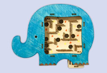 木製迷路ゲーム作り